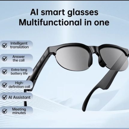 Professional Wireless Smart Sunglasses with AI-Powered Intelligent Bluetooth Open-Ear Audio, Voice Assistant, and 30H Battery Life